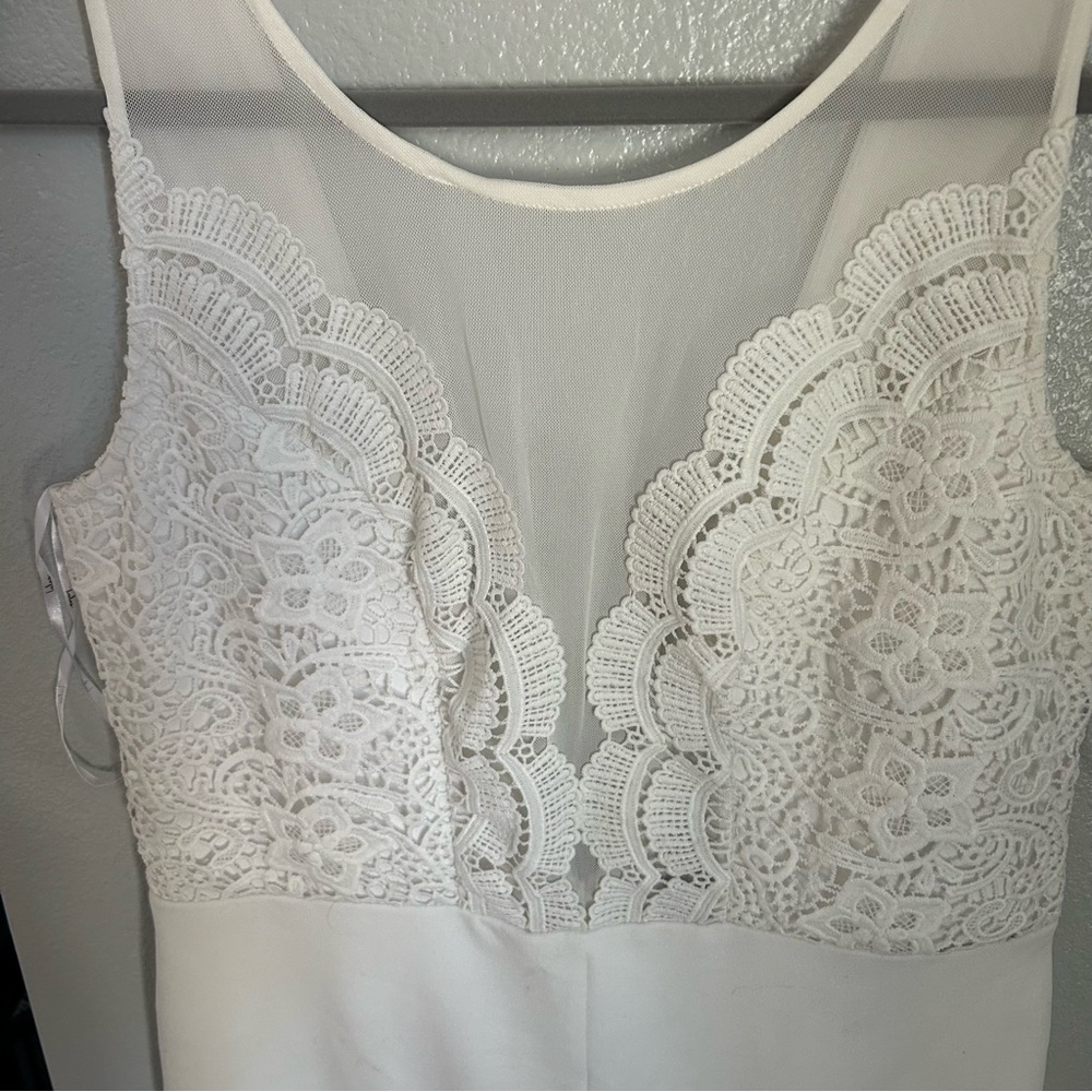 GORGEOUS white jumpsuit
